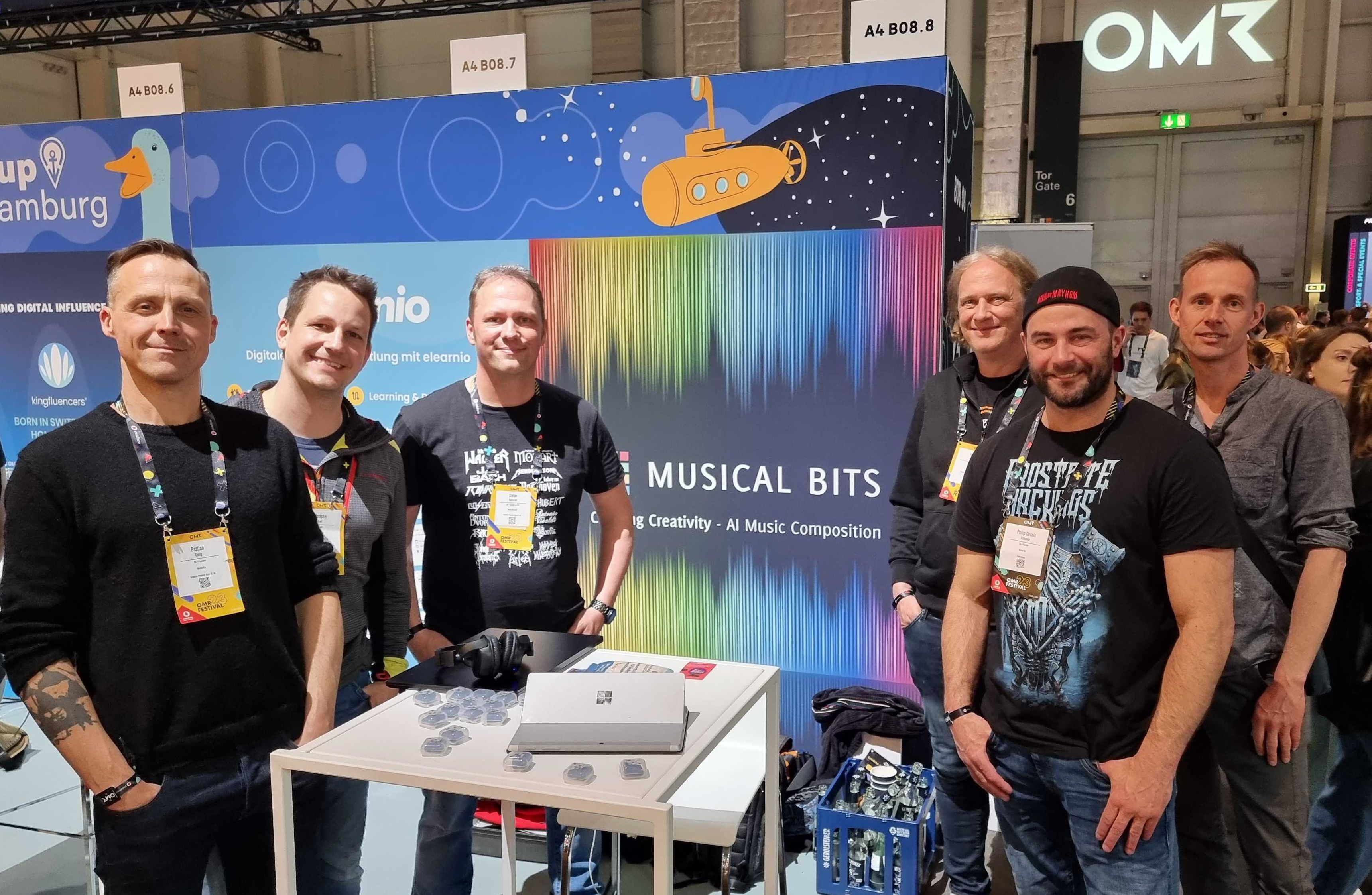 Musical bits core team @ OMR Hamburg